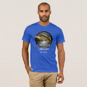T-shirt Walleye Pike, Water and Moon Memorial (Devant entier)