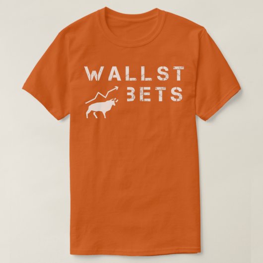 T-shirt WallStBets Subreddit Marché Stock Trading 6 (Design devant)