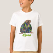 T-shirt Walrus hawaïen - Aloha (Devant)