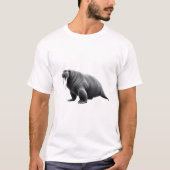 T-shirt Walrus Power on White Tee (Devant)