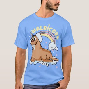 T-shirt Walrus Unicorn Walricorn Magique animal de mer