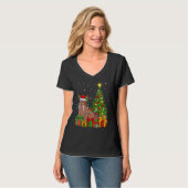 T-shirt Walrus   Xmas Holiday Santa Walrus Christmas Tree (Devant entier)