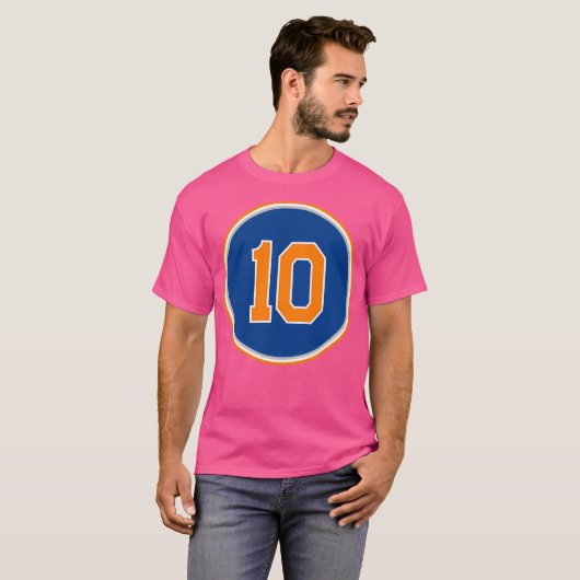 T-shirt Walt Frazier Numéro 10 Jersey New York Knicks Insp (Devant entier)