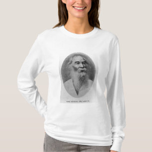 T-shirt Walt Whitman, photographié en 1889