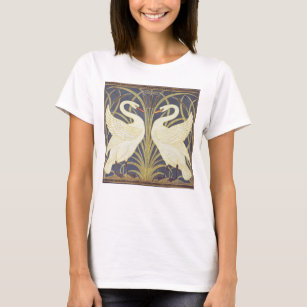 T-shirt Walter Crane Swan, Rush Et Iris Art Nouveau