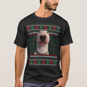 T-shirt Walter Dog mème de Noël laid Sweater Noël Noël Noë