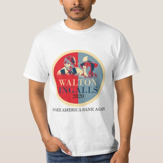 T-shirt Walton/Ingalls 2020 - rendez l'Amérique (Devant)