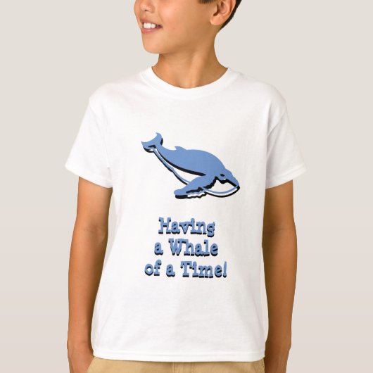 T-Shirt - Walvis met Tekst (Voorkant)