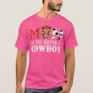 T-shirt Wama Maman 1Er Anniversaire Cowboy Western Rodeo P