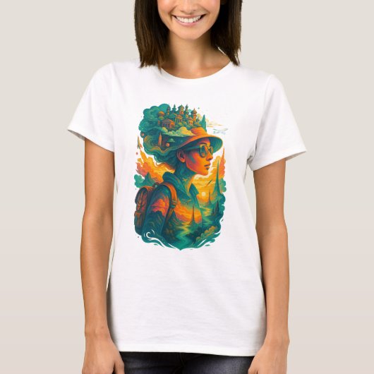 T-shirt Wander far. Dream big. Live free. (Devant)