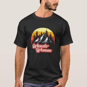 T-shirt Wander Femmes Camping Randonnée Camper Hiker