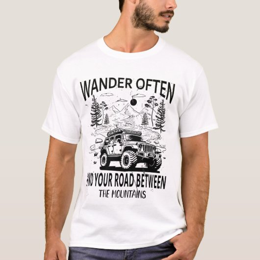 T-shirt Wander Often (Devant)