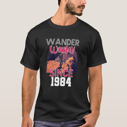 T-shirt Wander woman since 1984 (Devant)