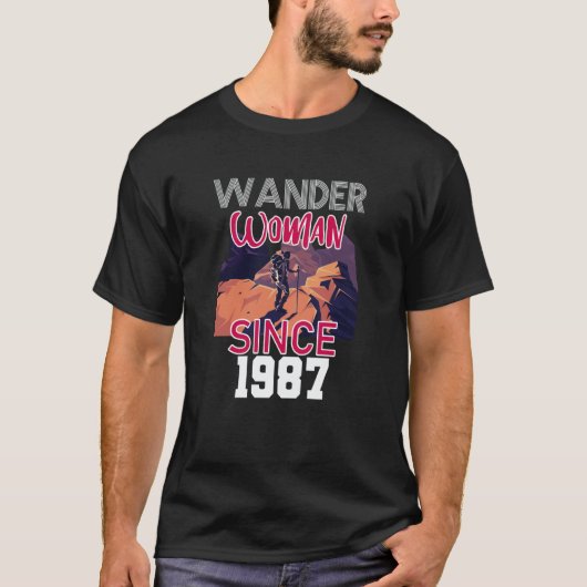 T-shirt Wander woman since 1987 (Devant)