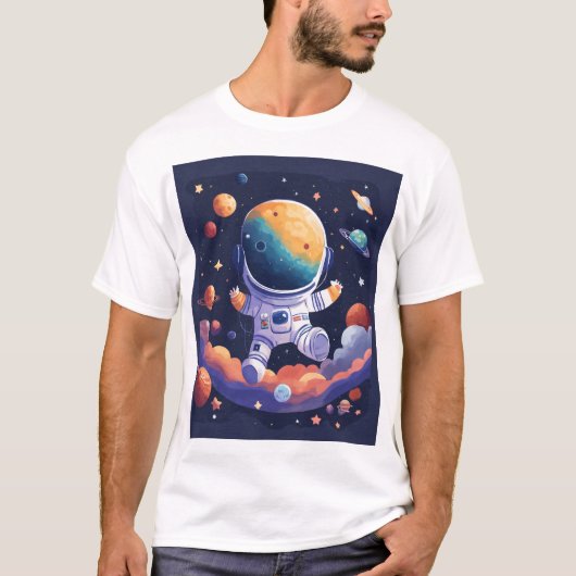 T-shirt Wanderer cosmique (Devant)