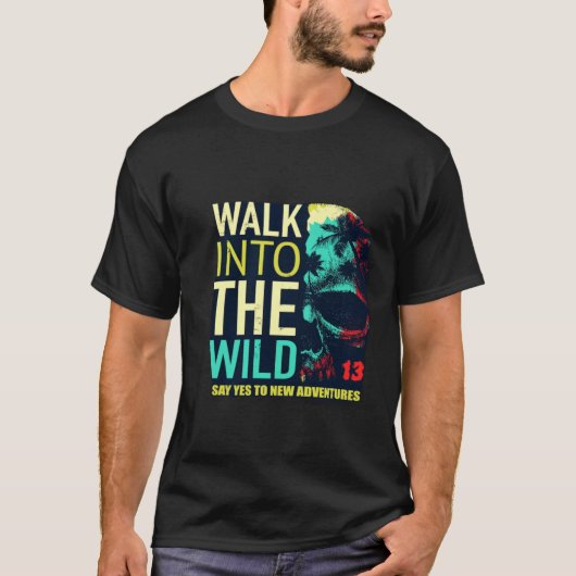 T-shirt Wanderer sauvage (Devant)