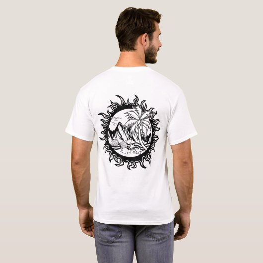 T-shirt Wanderlust (Dos entier)