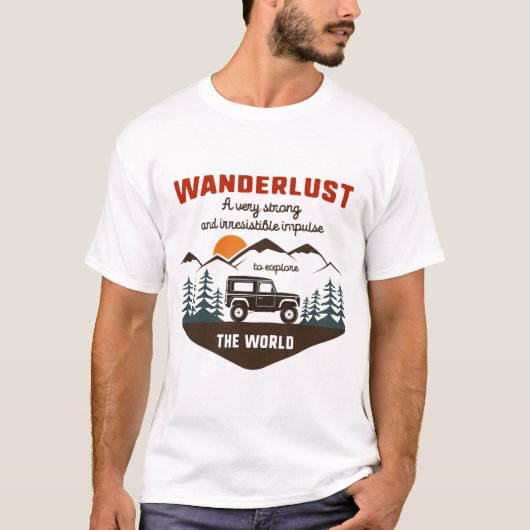 T-shirt Wanderlust (Devant)