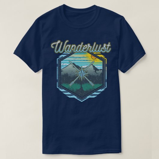 T-shirt Wanderlust (Design devant)