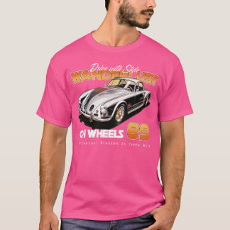 T-shirt Wanderlust on Wheels Classic Vintage Car family fr