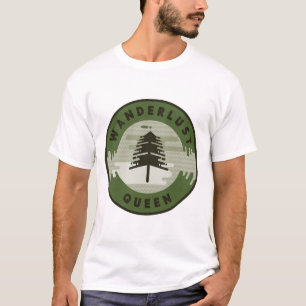 T-shirt Wanderlust Queen_editable Textes