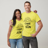 T-shirt Wanderlust Summer 'Chase The Sun' Graphic (Unisexe)