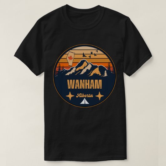 T-shirt Wanham, Alberta (Design devant)