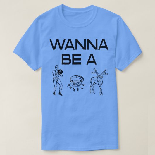 T-SHIRT WANNA BE A BALLER 1 (Design devant)