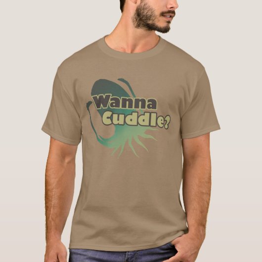 T-shirt Wanna Cuddle Cuttfish (Devant)