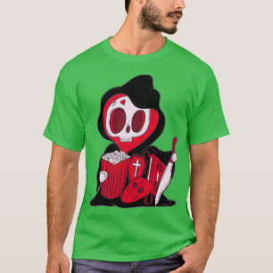 T-shirt Wanna regarder des films d'horreur