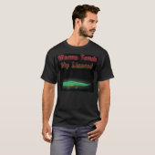 T-shirt wannatouchmylizard (Devant entier)