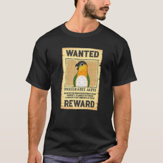 T-shirt Wanted Poster Parrot I Black headed Caique