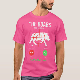 T-shirt Waouh Les Garros Appelent Boar Hunter Hog Hunter P