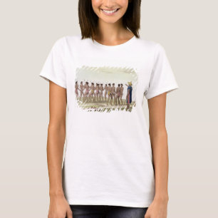 T-shirt War Dance of the Caroline Islanders, plate 22 from