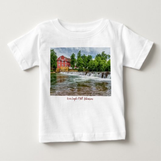 T-shirt War Eagle Mill Et Waterfall Kids (Devant)