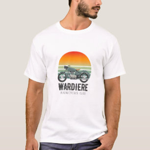 T-Shirt Wardiere MC - Style vélo rétro coucher de