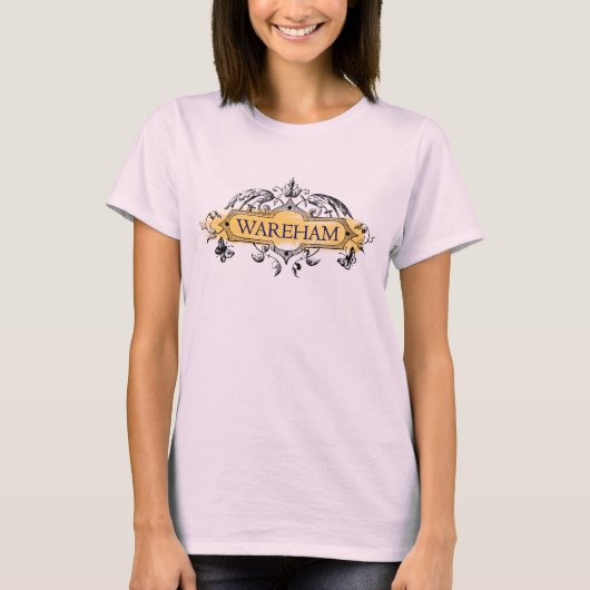 T-shirt Wareham Book Stamp Ladies Tee (Devant)