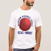 T-shirt Wareham Kickball League Tee (Devant)