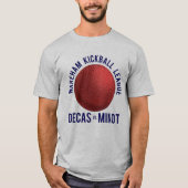 T-shirt Wareham Kickball League Tee (Devant)