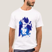 T-shirt Wareham White Rabbit Splash Tee (Devant)