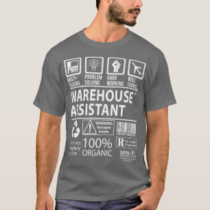T-shirt Warehouse Assistant Multi-Tasking Certified Job Gi