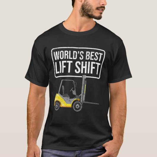 T-shirt Warehouse Clerk Forclift Opérateur Lift Truck Fork (Devant)