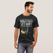 T-shirt Warehouse Clerk Forclift Opérateur Lift Truck Fork (Devant entier)