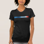 T-shirt Waring brosse un tableau du changement climatique.<br><div class="desc">Cette chemise est une façon élégante et sobre de montrer et de partager la conscience sur le changement climatique. Warming Stripes sont des graphiques de visualisation de données qui décrivent les tendances de température à long terme, créés par le climatologue Ed Hawkins en 2018. Il s'agit de la version 2023...</div>