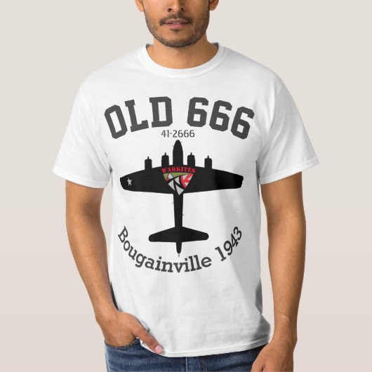 T-shirt Warkites B-17 vieux 666 (Devant)