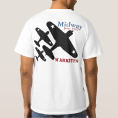 T-shirt Warkites Midway-42 courageux (Dos)