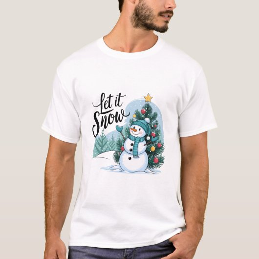 T-shirt Warm winter cozy designs for festive times (Devant)