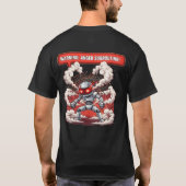 T-shirt Warning Anger Subroutine! Funny Angry Robot Tech O (Dos)