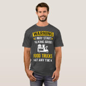 T-shirt Warning Foodruckrucks vintage (Devant entier)