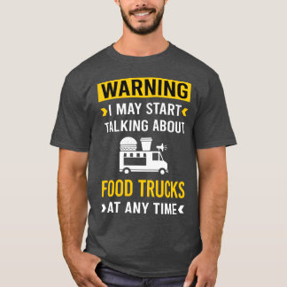T-shirt Warning Foodruckrucks vintage